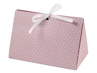 Dāvanu kastītes, kartona, rozā, 3 gab