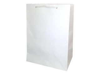 Dāvanu maisiņš papīra K7, 170 x 100 x 230 mm, balts
