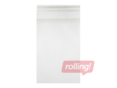 Maisiņi ar pašlīmējošu aizdari, BOPP, caurspīdīgi, 16x22cm, 200 gab.