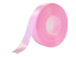 Dāvanu saiņošanas lente 25 mm/ 25 m, satīna, gaiši rozā