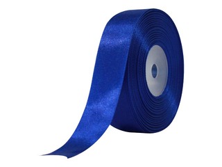 Dāvanu saiņošanas lente 25 mm/ 25 m, satīna, zila