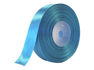 Dāvanu saiņošanas lente 25 mm/ 25 m, satīna, gaiši zila