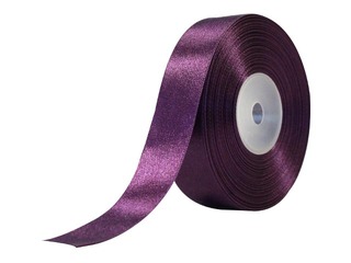 Dāvanu saiņošanas lente 25 mm/ 25 m, satīna, tumši violeta