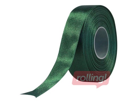 Dāvanu saiņošanas lente 38 mm/ 25 m, satīna, sūnu zaļa
