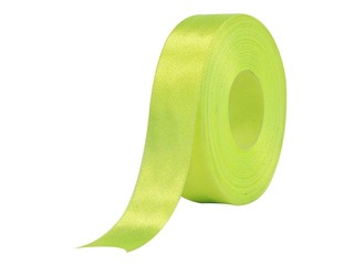 Gift ribbon 25 mm/ 25 m, satin, bright green