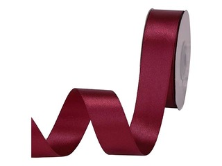 Gift ribbon  mm/ 25 m, satin, WineRed