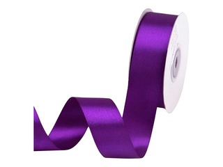 Gift ribbon 25 mm/ 25 m, satin, Violet