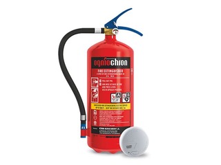 Environmentally friendly home fire protection kit