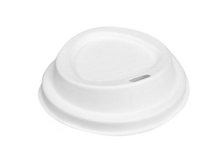 Vāki papīra glāzēm, cukurniedru šķiedras, balti, ø80mm, 50 gab.