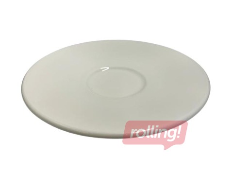 Apakštase Simple Plus, porcelāna, krēmkrāsa, 15.5cm