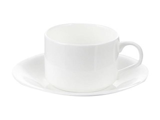 Tase ar apakštasi Olivia, porcelāns, 100ml, 2 gab.