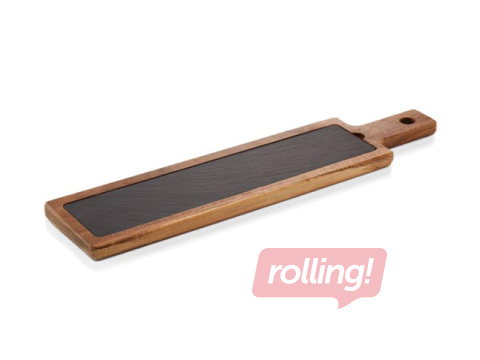 Servēšanas dēlītis WAS, Slate&Serve, akācijas koka, 53x12.5x1.5cm