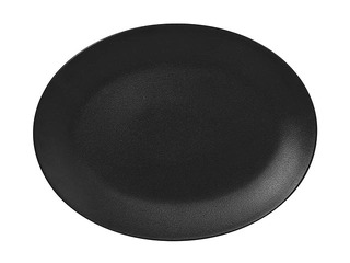 Šķīvis ovāls Neo Fusion, porcelāna, 36x27cm, melns