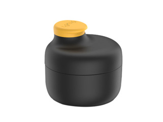 Mērču un piedevu trauks Lekue, To Go, melns, 50ml