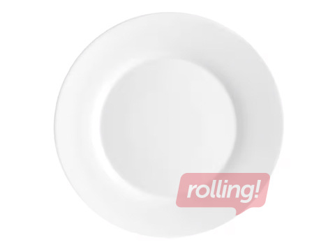 Šķīvis Lavario, deserta, opālstikls, balts, 20cm