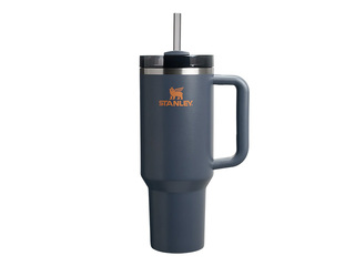 Termokrūze Stanley, Quencher H2.0​ Flowstate, ar salmiņu, pelēka, 1.18l