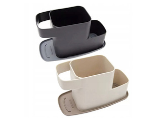 Turētājs Qlux, švammei, birstītei un mazgāšanas līdzeklim, dažādas krāsas, 21.7x10.3x12.5cm