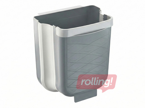 Atkritumu tvertne Kitchisimo, uzkarināma, salokāma, 6l