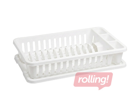 Trauku žāvētājs Curver, balts, 42x27x9cm