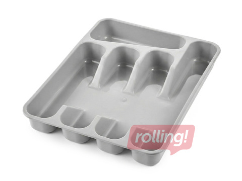 Galda piederumu organizators Keeeper, pelēks, 33.5x26.5x5cm