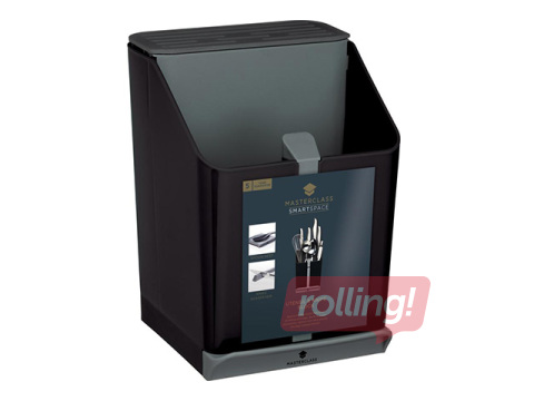 Galda piederumu turētājs Masterclass Smart Space, melns, 15x14x20.5cm