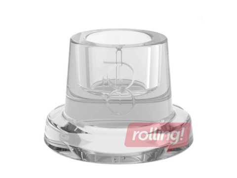 Svečturis Bolsius, stikls, caurspīdīgs, Ø5.8×6.2cm