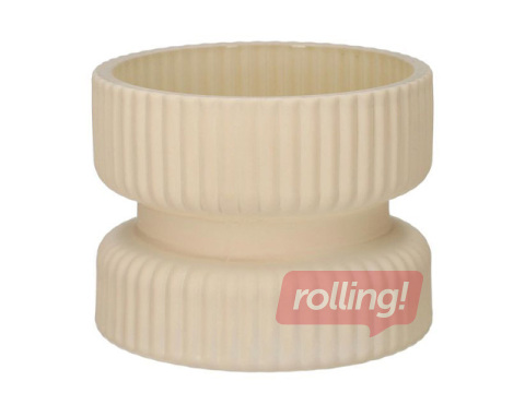 Svečturis Levia, bēšs matēts, Ø9xh8cm