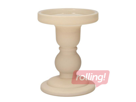 Svečturis Duif Liora, bēšs matēts, Ø8.5xh11cm