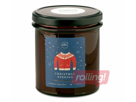 Aromātiskā svece Aroma Christmas Evening, 230g