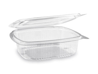 Kārbas ar vākiem, plastmasa, 750ml, 50 gab.
