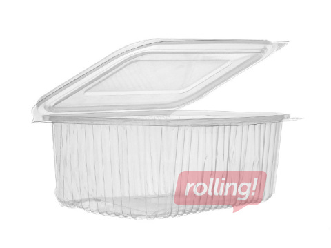 Kārbas ar vākiem, plastmasa, 1000ml, 100 gab.