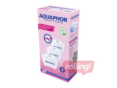 Ūdens filtra kārtridžs Aquaphor Maxfor+ Mg, 3 gab.