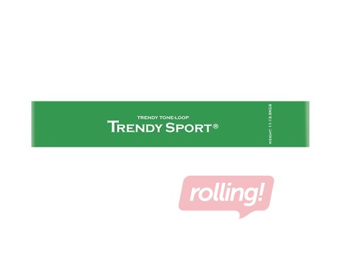 Circular exercise band, thickness - 0.7mm, green