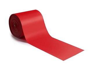 Pretesības gumija - lente, pretestība - stipra, 1m, sarkana