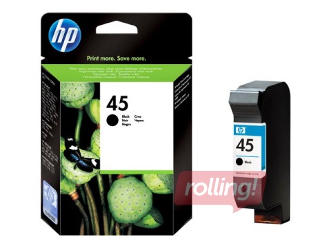Tintes kasete HP Nr. 45, melna, 42ml