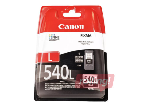 Tintes kasete CANON PG-540L, melna, (300 lpp.)