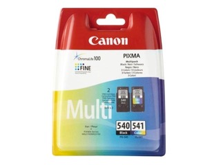 Tintes kasešu komplekts CANON PG-540/ CL-541 (melna + trīskrāsu)