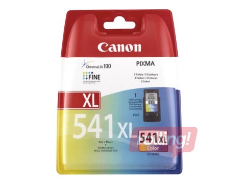 Tintes kasete CANON CL-541 XL, trīskrāsu, (400 lpp.)