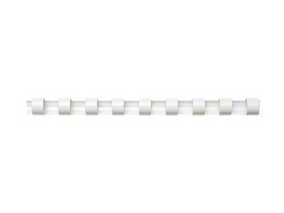 Plastmasas spirāles Fellowes, 28 mm, 50 gab., baltas