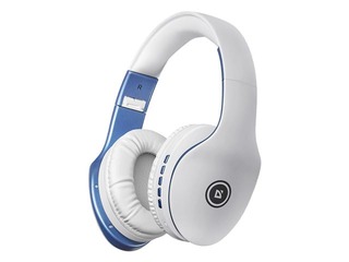 Wireless stereo headset Defender FreeMotion B525 white+blue, Bluetooth
