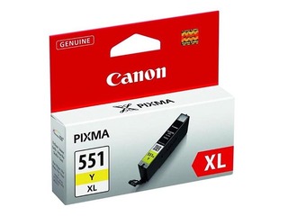 Tintes kasete Canon CLI-551 XL, dzeltena, 11ml