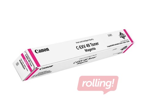 Tonera tūba Canon C-EXV49, fuksīna sarkana (19000 lpp.)