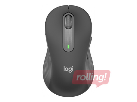 Bezvadu datorpele Logitech Signature M650 L, kreiļiem, pelēka