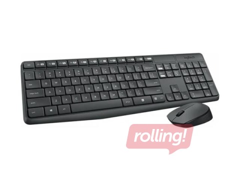 Logitech MK235 Wireless Keyboard & Mouse, ENG