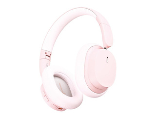 Bezvadu austiņas ar mikrofonu Baseus Bowie D05 Bluetooth 5.2 (rozā-zelta)