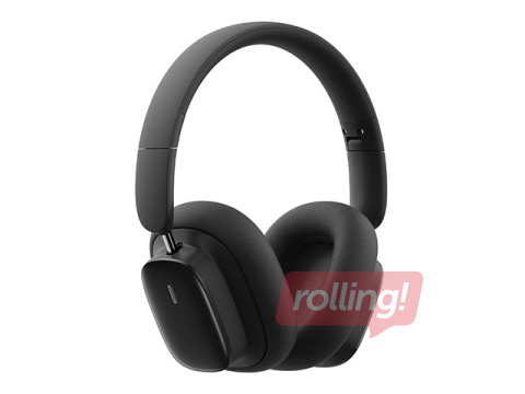 Bezvadu austiņas ar mikrofonu Baseus ar trokšņu slāpēšanu Bowie H1i (melnas)