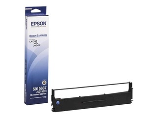 EPSON SIDM Black Ribbon Cartridge for LX-350/LX-300/+/+II