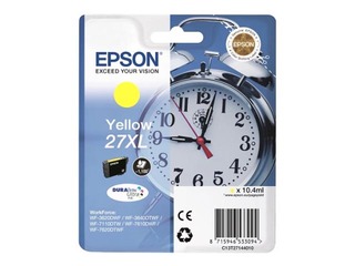 Tintes kasete Epson 27XL dzeltena, WF-7110DTW, 10.4 ml