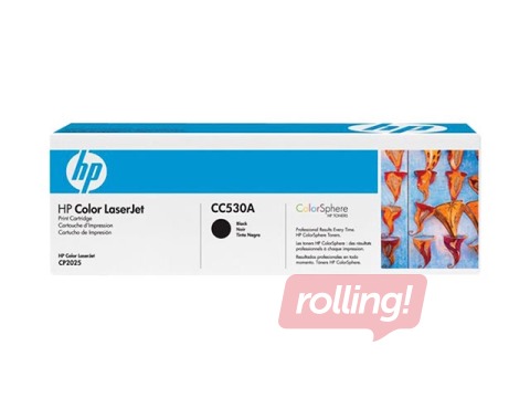 Tonera kasete HP CLJ CP2025, melna, (3500 lpp.)