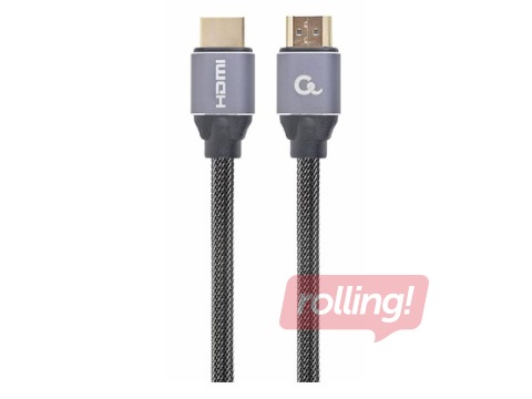 Kabelis Gembird Premium Series HDMI - HDMI 3m, metālisks, 4K